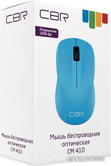 Мышь CBR CM 410 (голубой)