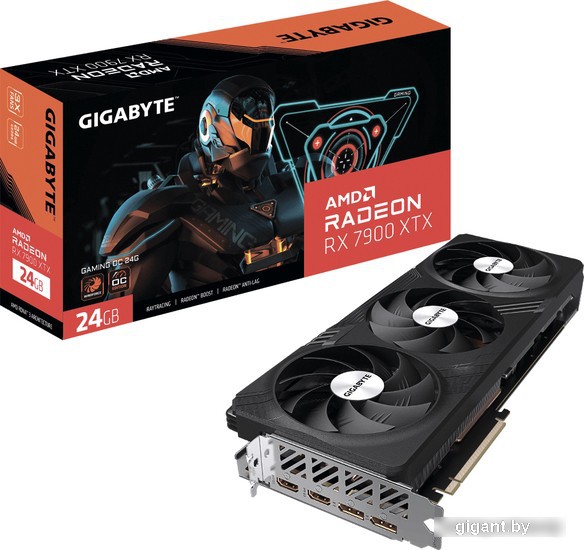 Видеокарта Gigabyte Radeon RX 7900 XTX Gaming OC 24G GV-R79XTXGAMING OC-24GD
