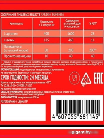 Аминокислоты Академия-Т ViNitro (120 капсул)