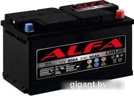 Автомобильный аккумулятор ALFA Hybrid 90 R (90 А·ч)