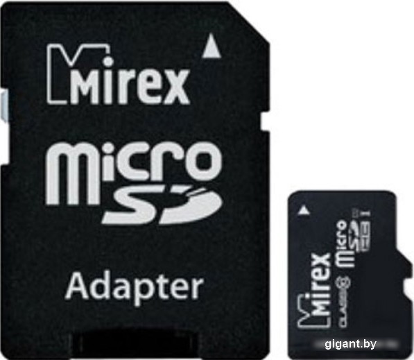 Карта памяти Mirex microSDXC UHS-I (Class 10) 128GB + адаптер [13613-AD10S128]
